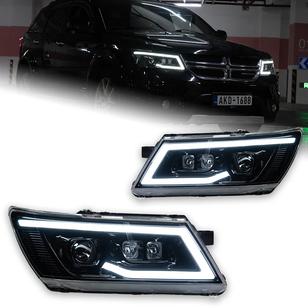 2PCS AKD Car Model Head Lamp For Dodge JCUV Journey 2009-2016 Headlight LED DRL Turn Signal High Beam Angel Eye Projector Lens
2PCS AKD Car Model Head Lamp For Dodge JCUV Journey 2009-2016 Headlight LED DRL Turn Signal High Beam Angel Eye Projector Lens