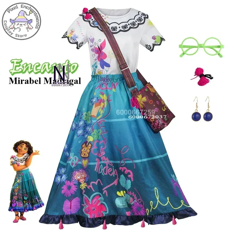 Anime Encanto Mirabel Cosplay Costume Princess Dress Top Skirt Outfit for Women Girls Performance Christmas Gift with Wig
Anime Encanto Mirabel Cosplay Costume Princess Dress Top Skirt Outfit for Women Girls Performance Christmas Gift with Wig