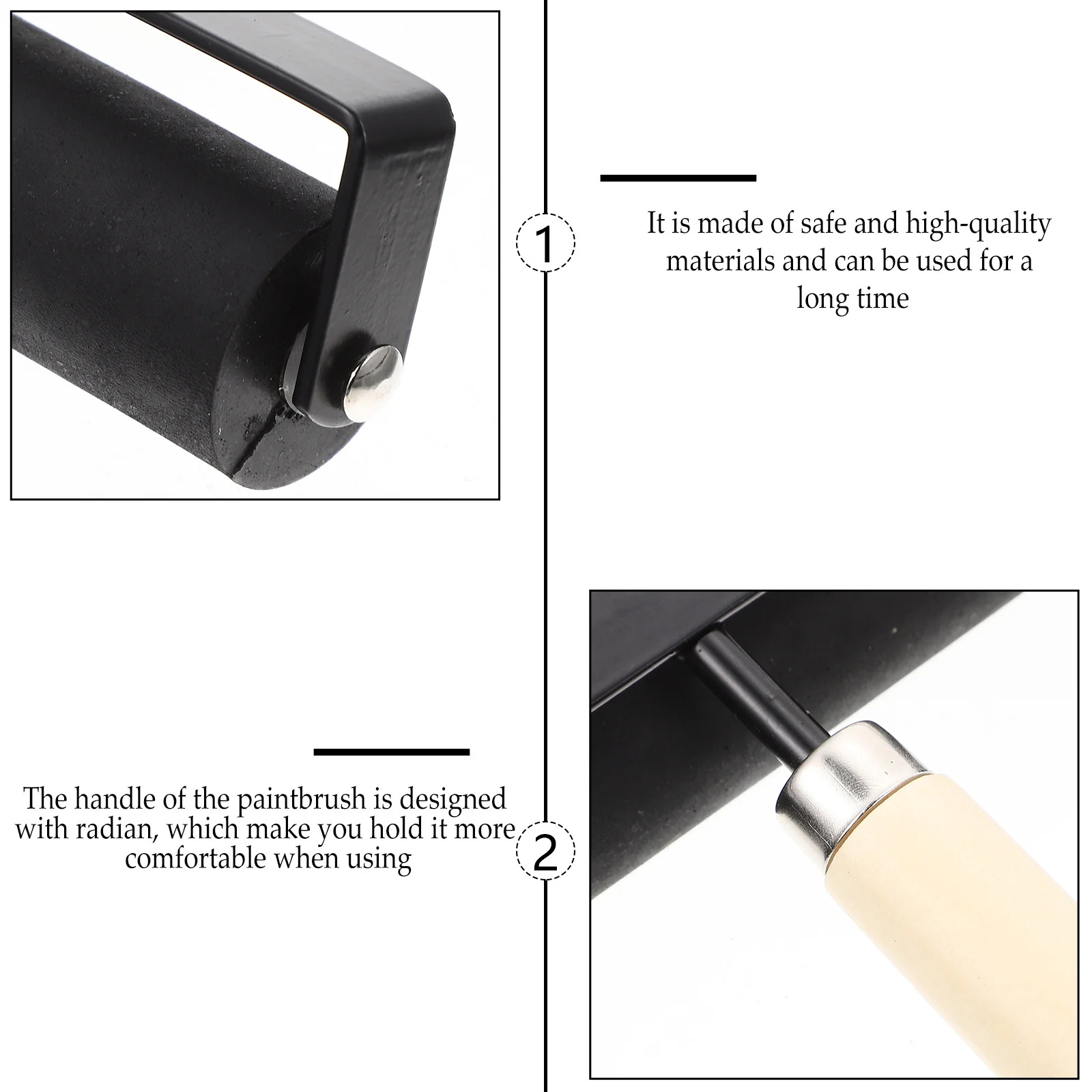 Oil Ink Roller For Diy Craft Tool Wooden Handle Rubber Printing Roller Art Printmaking Supply Stamping Wheel
Oil Ink Roller For Diy Craft Tool Wooden Handle Rubber Printing Roller Art Printmaking Supply Stamping Wheel