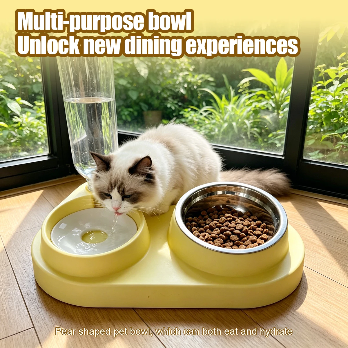 Pet Automatic Water Dispenser Feeder Stainless Steel Food Bowl Water Bowl for Cats and Dogs Anti-slip Pet Feeding Supplies
Pet Automatic Water Dispenser Feeder Stainless Steel Food Bowl Water Bowl for Cats and Dogs Anti-slip Pet Feeding Supplies
