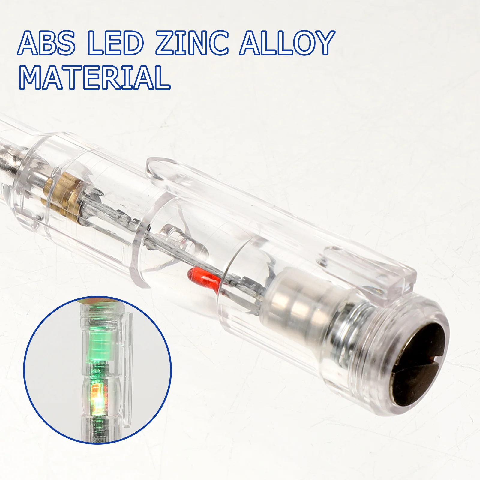 Electrical Tester Screwdriver Power Tester Pen Compact Tool Dual Light Circuit Voltage Sensitivity Pen for Live Wire and Neutral
Electrical Tester Screwdriver Power Tester Pen Compact Tool Dual Light Circuit Voltage Sensitivity Pen for Live Wire and Neutral