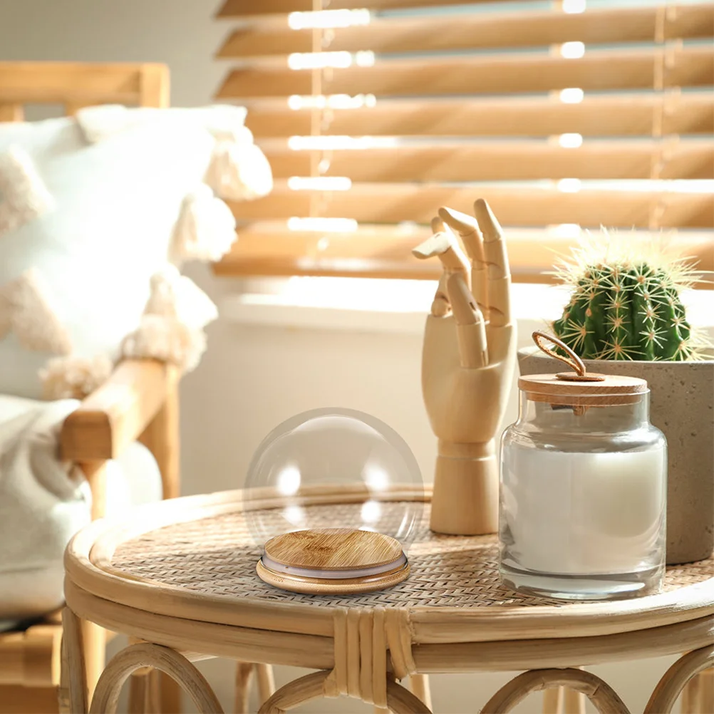 2Pcs Clear Glass Dome with Wood Base Snow Globe Display Case for Eternal Flowers 360 Degree Transparent Cloche Decorative Home
2Pcs Clear Glass Dome with Wood Base Snow Globe Display Case for Eternal Flowers 360 Degree Transparent Cloche Decorative Home