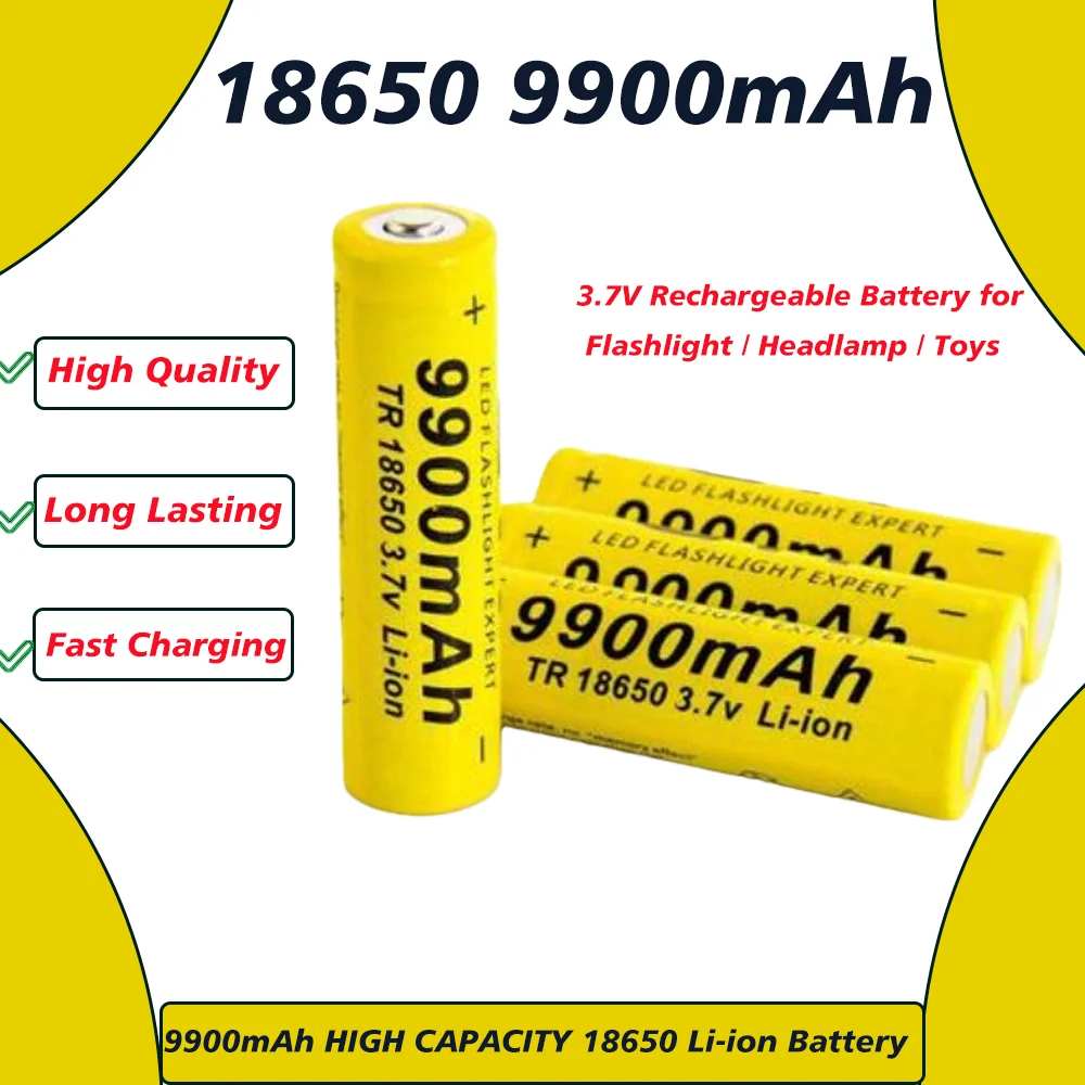 2-20 шт. 100% новые перезаряжаемые литий-ионные аккумуляторы 18650 3.7V 9900mAh для светодиодных фонарей, оптом + зарядное устройство
2-20 шт. 100% новые перезаряжаемые литий-ионные аккумуляторы 18650 3.7V 9900mAh для светодиодных фонарей, оптом + зарядное устройство