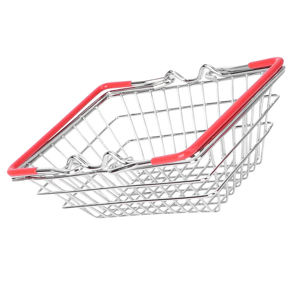 Mini Metal Wire Basket with Handles Small Storage Container for Cosmetics Data Cables Jewelry Desktop Organization Home Study
Mini Metal Wire Basket with Handles Small Storage Container for Cosmetics Data Cables Jewelry Desktop Organization Home Study