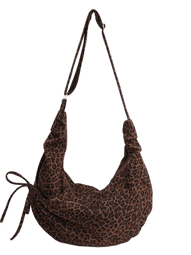 Pink Leopard Print Horn ape Large Capaci Crossbody Bag for Women Dumpling ape Casual Sle Soft Leather Handbag
Pink Leopard Print Horn ape Large Capaci Crossbody Bag for Women Dumpling ape Casual Sle Soft Leather Handbag