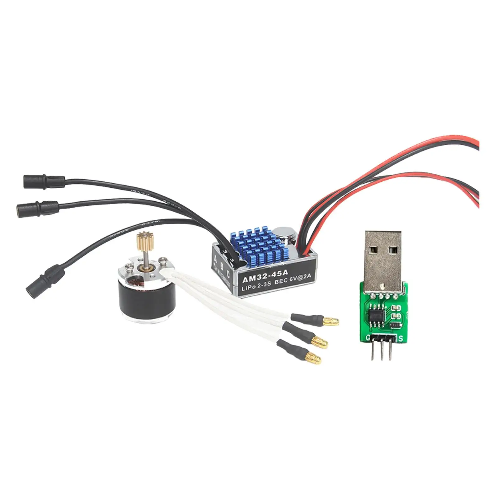 Brushless Motor with ESC Set 1/12 Scale Wear Resistant High Performance with Parameter Adjuster for MN82 MN168 MN99S MN78
Brushless Motor with ESC Set 1/12 Scale Wear Resistant High Performance with Parameter Adjuster for MN82 MN168 MN99S MN78