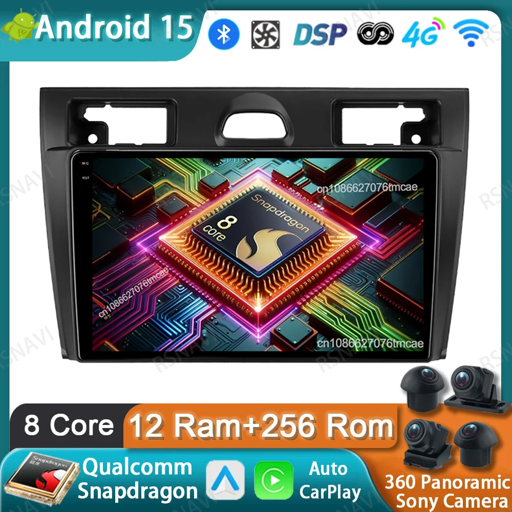 Car Radio Android 15 For Ford Fiesta Mk VI 5 Mk5 2002 - 2008 DVD Head Unit Multimedia Wireless Carplay Auto GPS Viedo Player BT
Car Radio Android 15 For Ford Fiesta Mk VI 5 Mk5 2002 - 2008 DVD Head Unit Multimedia Wireless Carplay Auto GPS Viedo Player BT