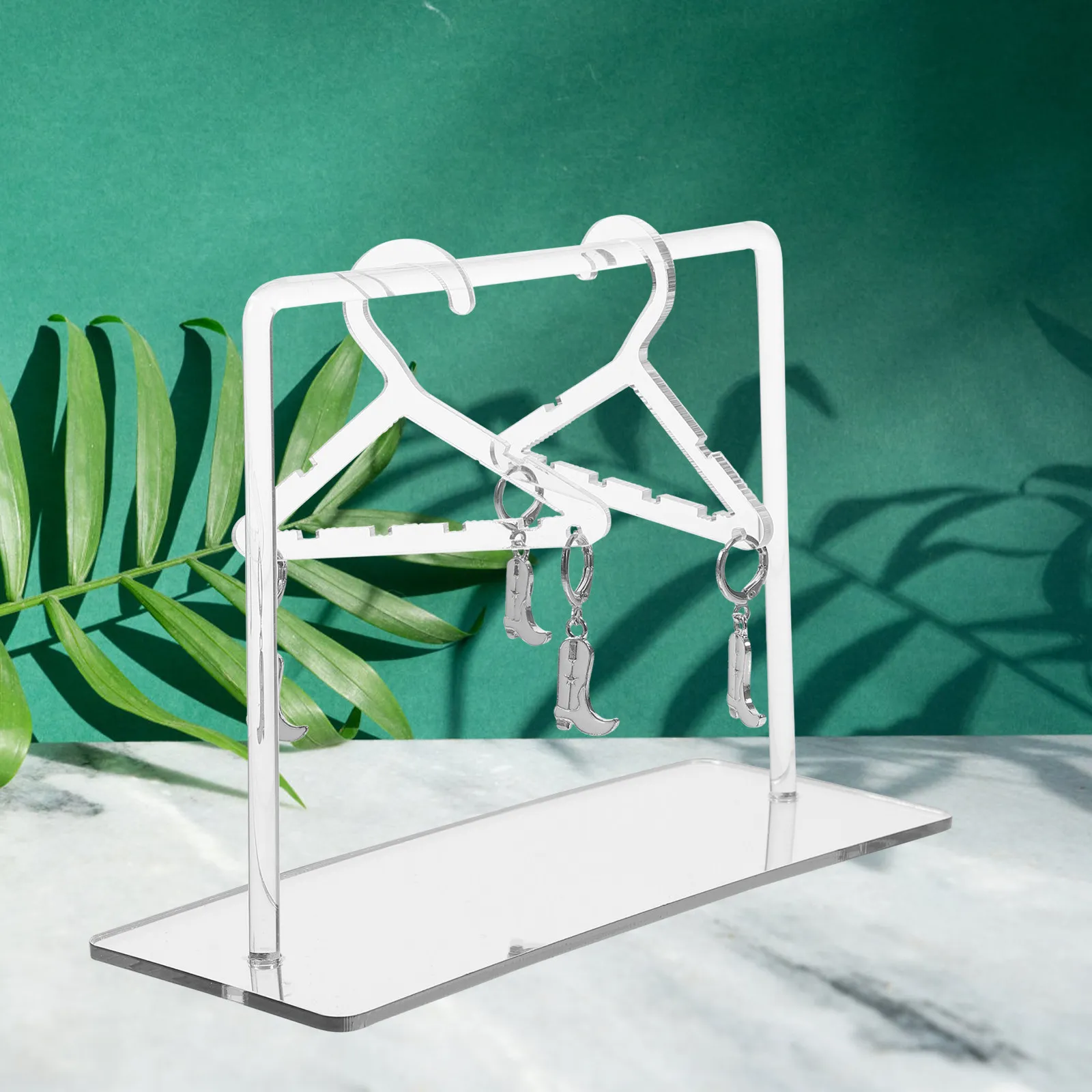 Набор из 1 подставки-органайзера для украшений: акриловая витрина для серег, ожерелий, брелоков, настольное хранение для дома
Набор из 1 подставки-органайзера для украшений: акриловая витрина для серег, ожерелий, брелоков, настольное хранение для дома