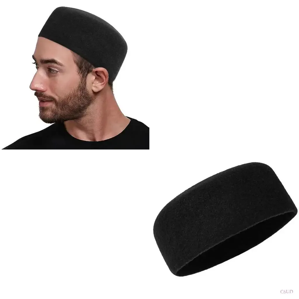 C6UD Muslims Middle Eastern Hat Breathable Wool Fabric Hat Comfortable Prayer Hat
C6UD Muslims Middle Eastern Hat Breathable Wool Fabric Hat Comfortable Prayer Hat