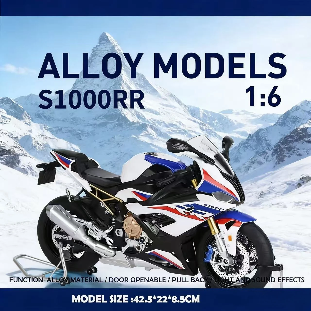 Спрей 1:6 BMW S1000RR сплав металла литой под давлением модели мотоциклов и автомобилей игрушки украшения дома компьютер настольные украшения детские игрушки
Спрей 1:6 BMW S1000RR сплав металла литой под давлением модели мотоциклов и автомобилей игрушки украшения дома компьютер настольные украшения детские игрушки