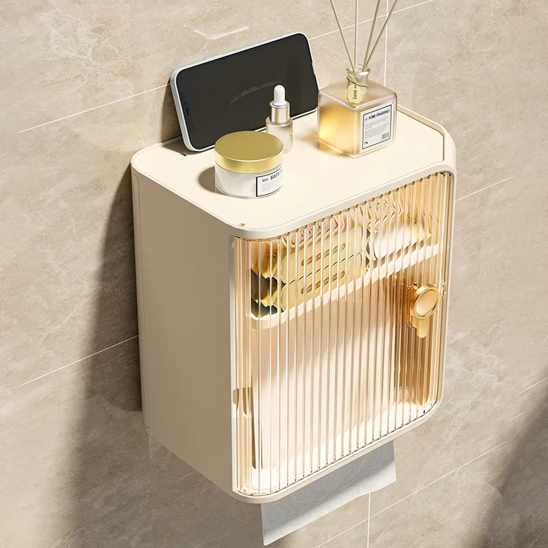 Toilet Paper Towel Box Bathroom Waterproof Shelf Without Punching Wall-Mounted Drawer Box Roll Paper Storage Shelf Organizer
Toilet Paper Towel Box Bathroom Waterproof Shelf Without Punching Wall-Mounted Drawer Box Roll Paper Storage Shelf Organizer
