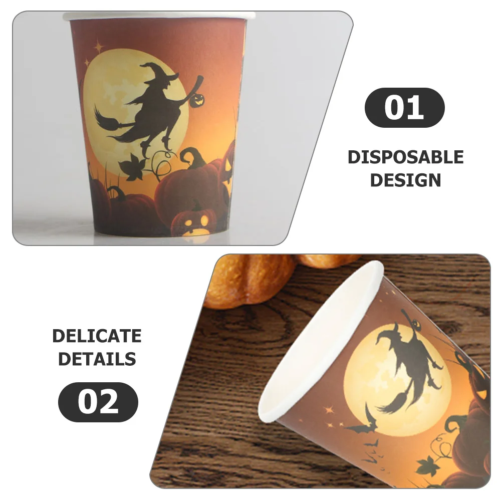 50Pcs Halloween Party Paper Cups Disposable Drinking Cups with Stylish Design for Fun Festive Gatherings Paper Cup
50Pcs Halloween Party Paper Cups Disposable Drinking Cups with Stylish Design for Fun Festive Gatherings Paper Cup