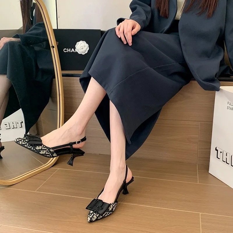 French Style Pointed Toe Backless Heeled Sandals Closed Toe Design Wide Width Plus Size Soft Comfortable High Heel Slip On Shoes
French Style Pointed Toe Backless Heeled Sandals Closed Toe Design Wide Width Plus Size Soft Comfortable High Heel Slip On Shoes