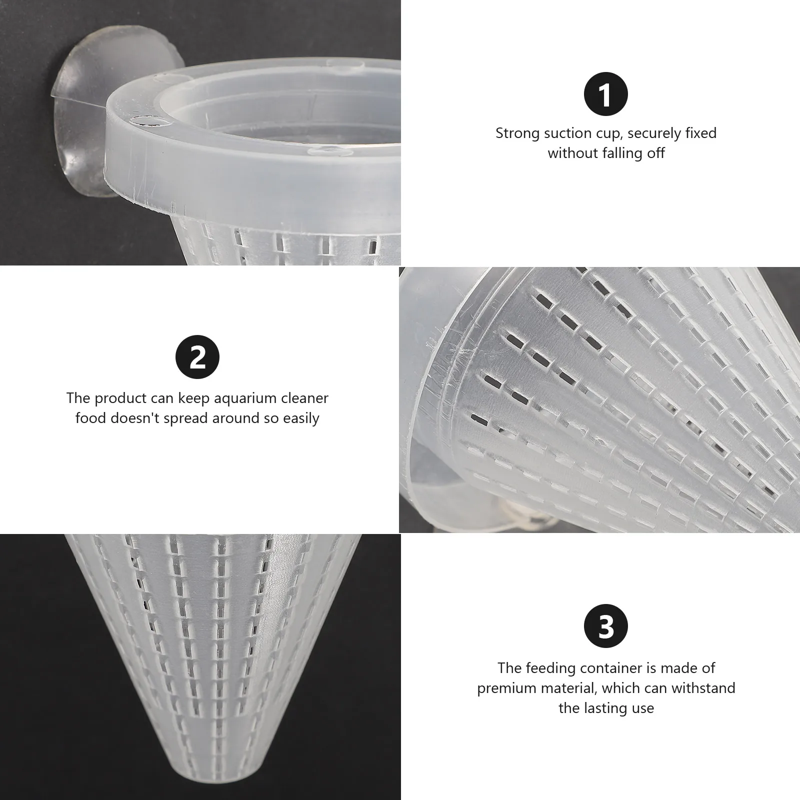 Aquarium Feeder with Suction Cup Fish Tank Feeders for Aquariums Food Transparent Accessories
Aquarium Feeder with Suction Cup Fish Tank Feeders for Aquariums Food Transparent Accessories