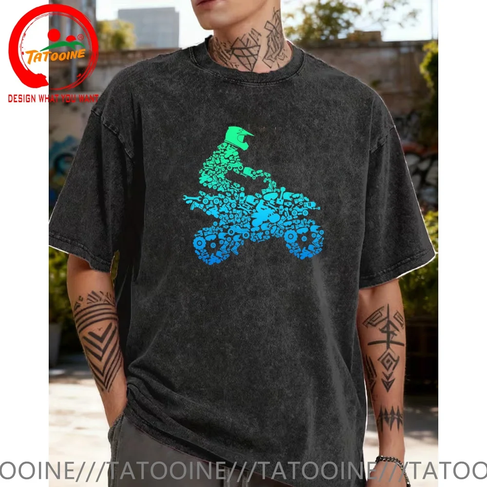 Vintage Washed Cotton T-Shirt Funny Designer Quad Biker ATV 4 Wheeler Funny Quad Gift for Men T Shirt Men Fashion Trendy Casual
Vintage Washed Cotton T-Shirt Funny Designer Quad Biker ATV 4 Wheeler Funny Quad Gift for Men T Shirt Men Fashion Trendy Casual
