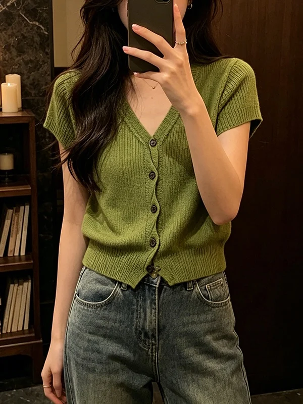 plus Size Women's Fashionable Asymmetric Button Cardigan Loose Cover Belly Slimming Top Korean Style Commute Wind Short Sleeve
plus Size Women's Fashionable Asymmetric Button Cardigan Loose Cover Belly Slimming Top Korean Style Commute Wind Short Sleeve