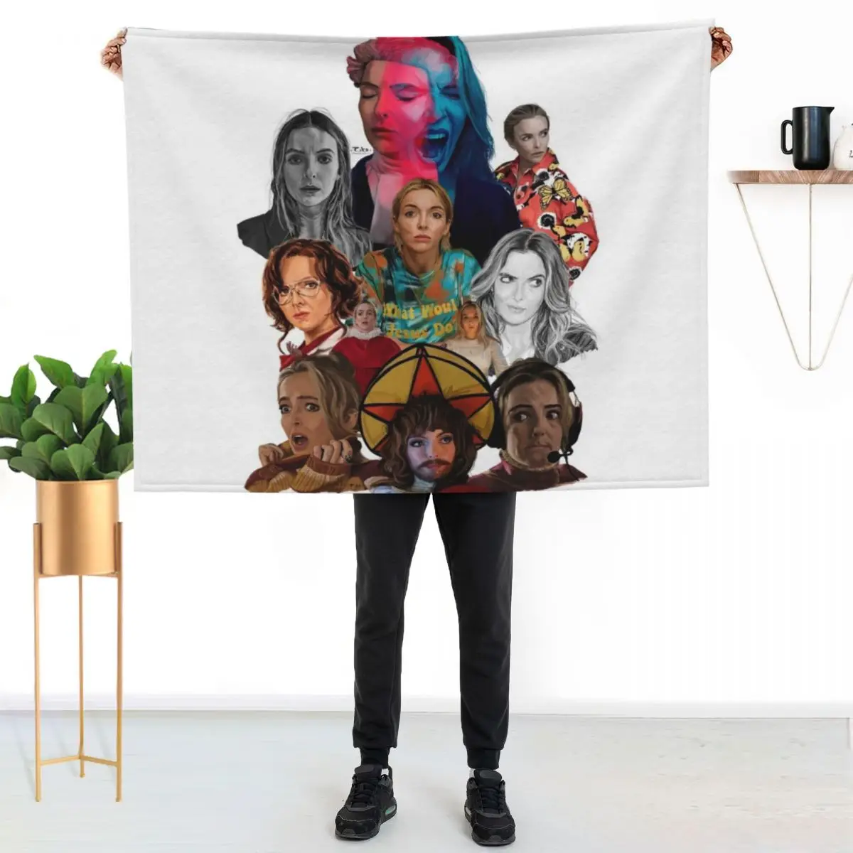 Jodie Comer collage Throw Blanket Lightweight Cozy Blanket for Bed Sofa
Jodie Comer collage Throw Blanket Lightweight Cozy Blanket for Bed Sofa