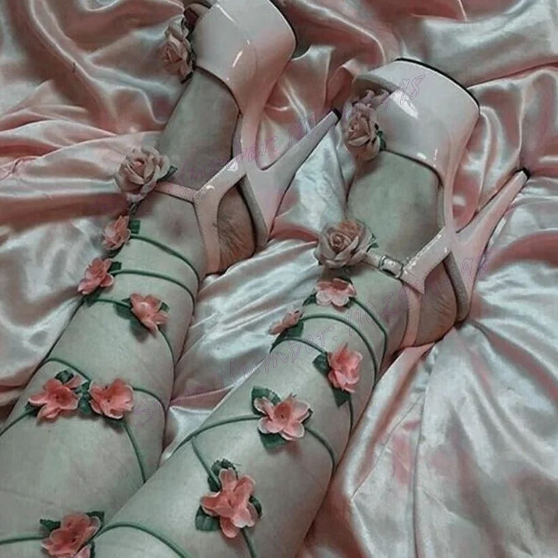 Pink Flower Decor Platform Sandals Ankle Strap Peep Toe Shoes for Women Stilettos High Heels Sexy Shoes 2024 Zapatos Para Mujere
Pink Flower Decor Platform Sandals Ankle Strap Peep Toe Shoes for Women Stilettos High Heels Sexy Shoes 2024 Zapatos Para Mujere