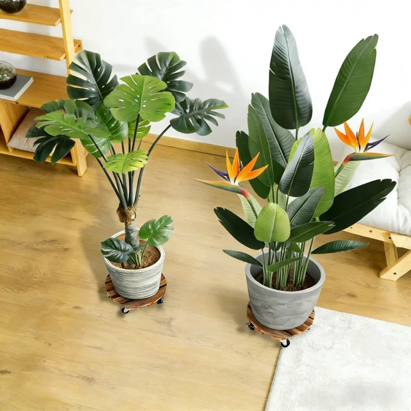 Metal rolling plant pot tray with brakes2Individual lockable mobile heavy-duty plant stand base gardening flower stand tray
Metal rolling plant pot tray with brakes2Individual lockable mobile heavy-duty plant stand base gardening flower stand tray