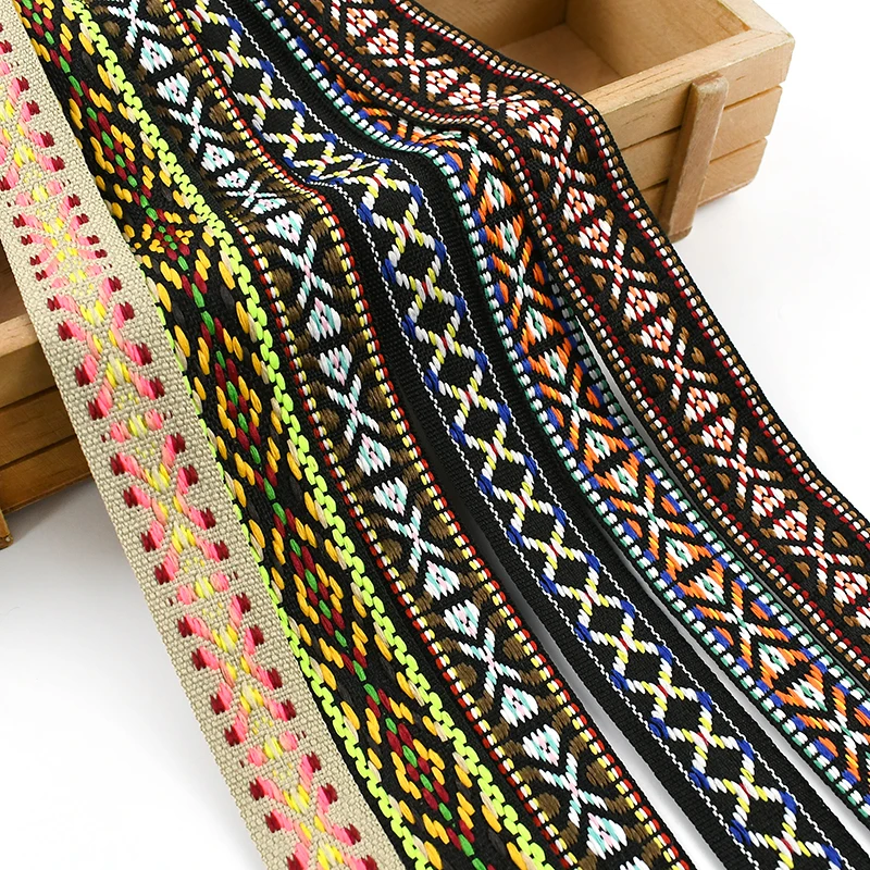 10Meters Meetee 20mm Ethnic Webbing Tape Jacquard Ribbon Band DIY Sewing Belt Bag Strap Clothes Decor Bias Binding Accessories
10Meters Meetee 20mm Ethnic Webbing Tape Jacquard Ribbon Band DIY Sewing Belt Bag Strap Clothes Decor Bias Binding Accessories