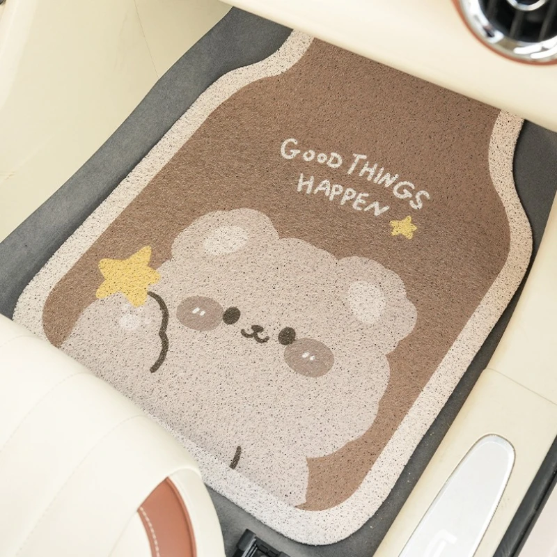 Car Cartoon Brown Bear Floor Mat Anti-slip Wear-resistant Mat Universal Main Driver Anti-Dirty Interior Car Protective Mats
Car Cartoon Brown Bear Floor Mat Anti-slip Wear-resistant Mat Universal Main Driver Anti-Dirty Interior Car Protective Mats