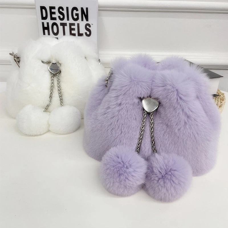 Fashionable Otter Rabbit Hair Women's Shoulder Bag Luxury Handbag Crossbody Tote Travel Bag High End Women's fur
Fashionable Otter Rabbit Hair Women's Shoulder Bag Luxury Handbag Crossbody Tote Travel Bag High End Women's fur