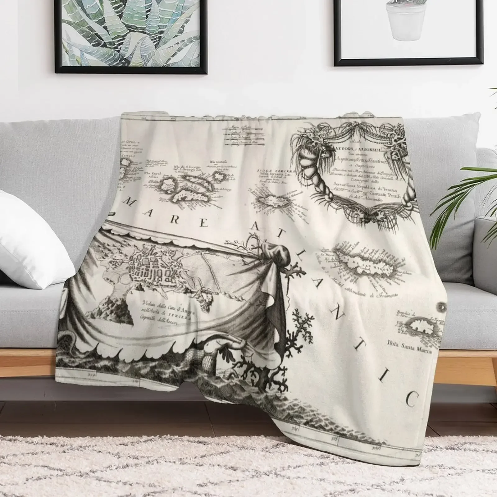 Old Azores Islands Map (1690) Vintage Portuguese Isles Atlas Throw Blanket Extra Large Throw Sofa Quilt Blankets
Old Azores Islands Map (1690) Vintage Portuguese Isles Atlas Throw Blanket Extra Large Throw Sofa Quilt Blankets