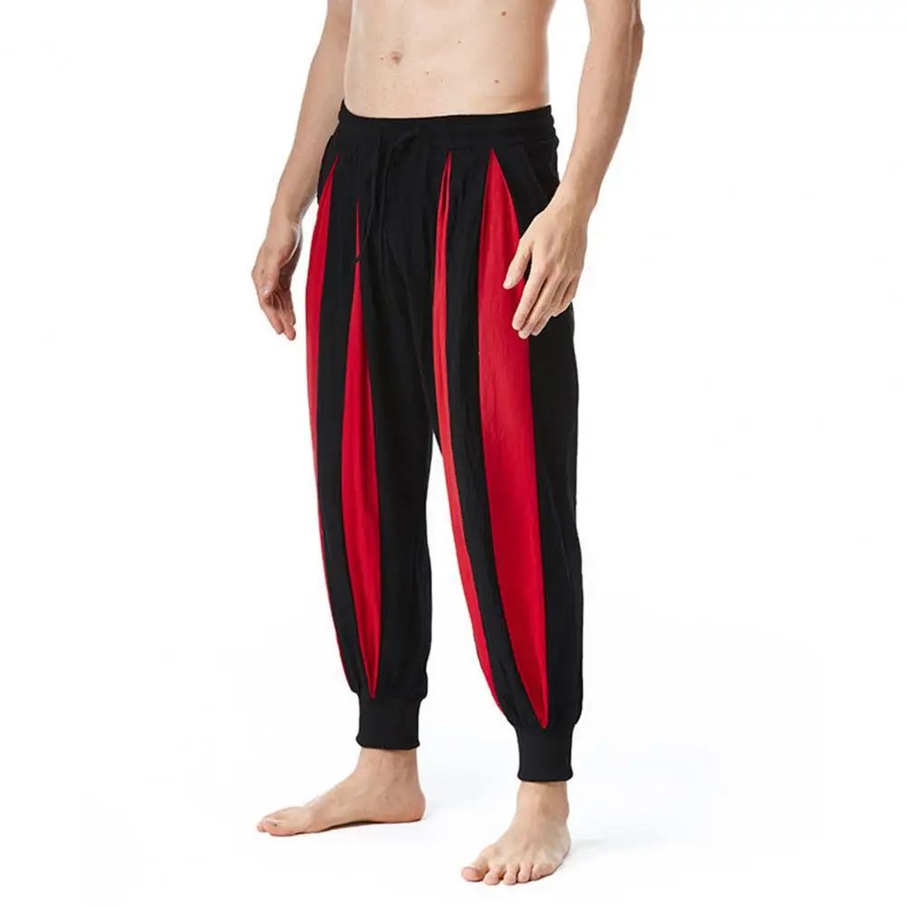 Color-blocked Slacks Men's Cotton Linen Casual Trousers with Elastic Waist Color Block Design Relaxed Fit Loose Fit for Daily
Color-blocked Slacks Men's Cotton Linen Casual Trousers with Elastic Waist Color Block Design Relaxed Fit Loose Fit for Daily