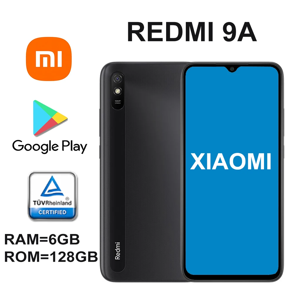 REDMI 9A 4G smart phone 6GB+128GB memory 5000mAh long cycle battery European, American and British specifications are optional
REDMI 9A 4G smart phone 6GB+128GB memory 5000mAh long cycle battery European, American and British specifications are optional