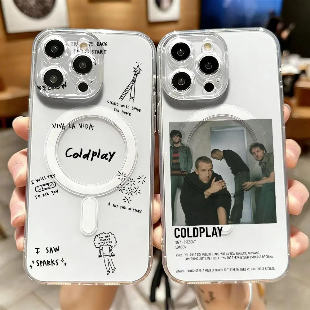 C-Coldplay Rapper Cool Phone Case For IPhone 17 16 15 14 13 12 Pro Max Plus Magnetic Crystal Clear Case Wireless Charge
C-Coldplay Rapper Cool Phone Case For IPhone 17 16 15 14 13 12 Pro Max Plus Magnetic Crystal Clear Case Wireless Charge