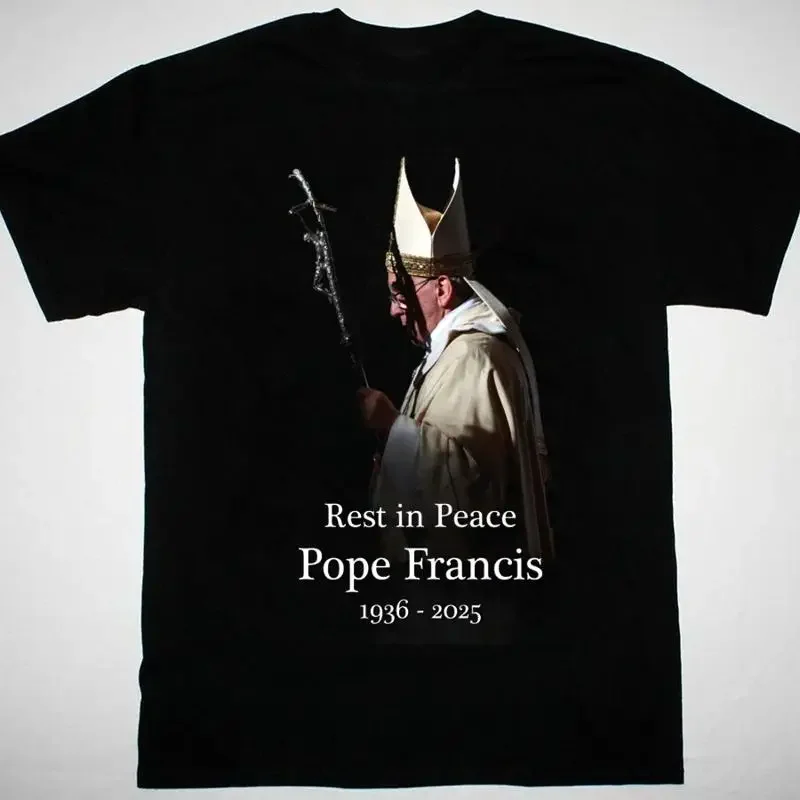 MEMORY Pope Francis black T shirt short sleeve All sizes S 5XL M383
MEMORY Pope Francis black T shirt short sleeve All sizes S 5XL M383