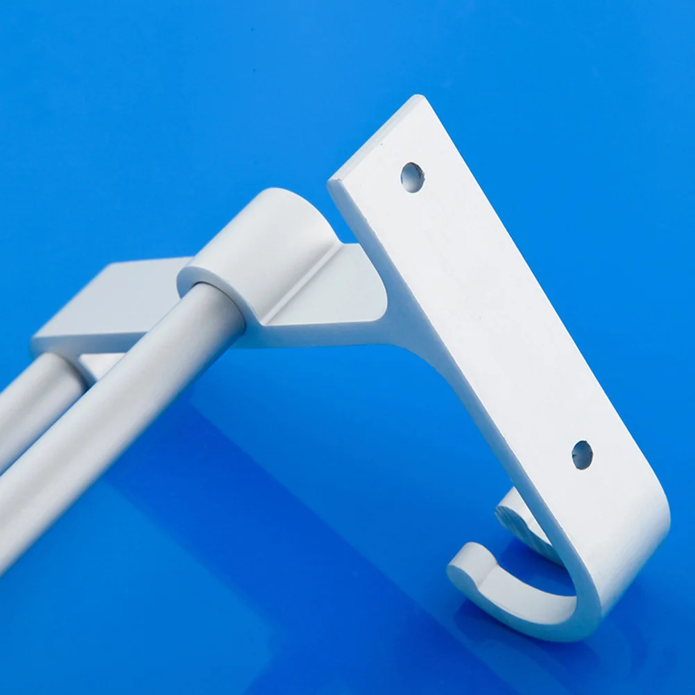 Wall Mounted Double Towel Bar Aluminium Alloy Polished Rust Resistant Bathroom Towel Holder Shower Sponge Hook Silver 50cm 
Wall Mounted Double Towel Bar Aluminium Alloy Polished Rust Resistant Bathroom Towel Holder Shower Sponge Hook Silver 50cm