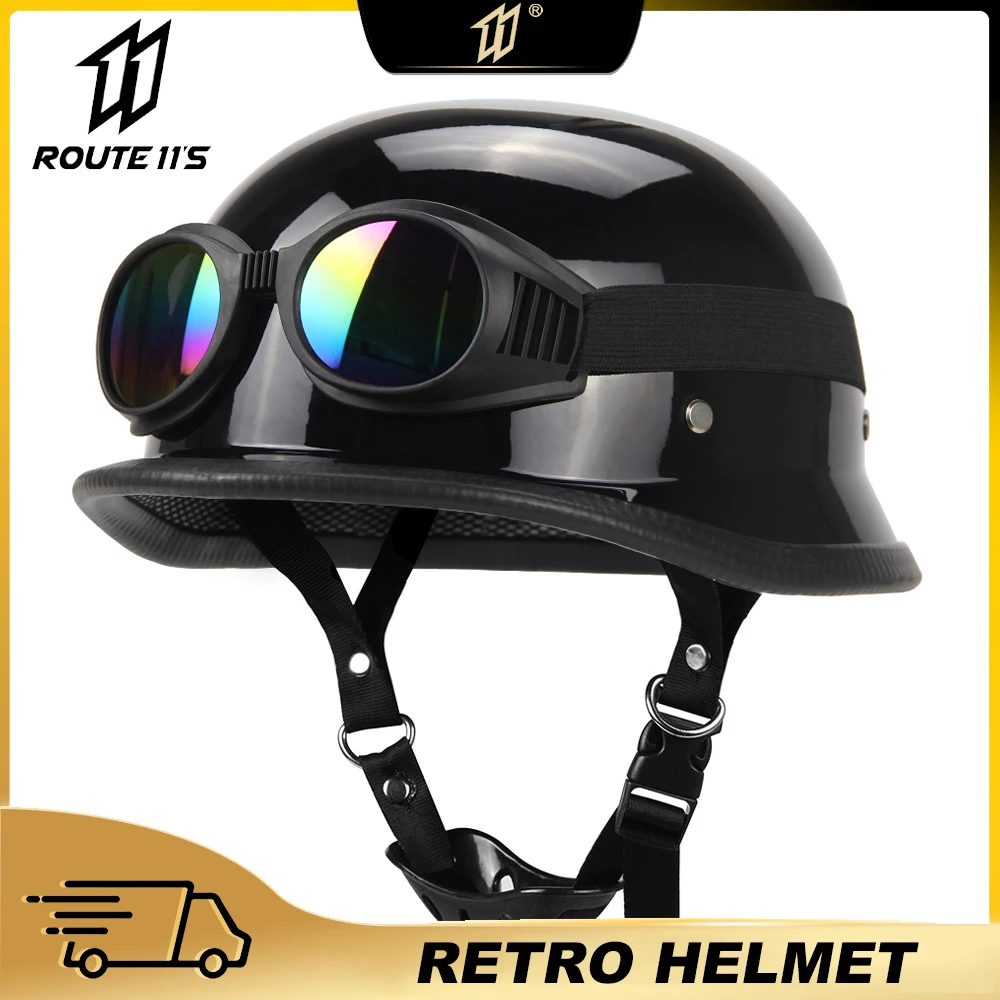 2023 Motorcycle Helmet Retro Half Helmet German Vintage Casco Moto Open Face Helmet Men Women Capacete De Moto DOT Approved
2023 Motorcycle Helmet Retro Half Helmet German Vintage Casco Moto Open Face Helmet Men Women Capacete De Moto DOT Approved