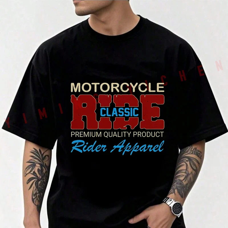 Motorcycle Ride Clasic Graphic Men T-shirt High Quality Funny Cotton Casual Cool Short Sleeve Hip Hop Tees
Motorcycle Ride Clasic Graphic Men T-shirt High Quality Funny Cotton Casual Cool Short Sleeve Hip Hop Tees