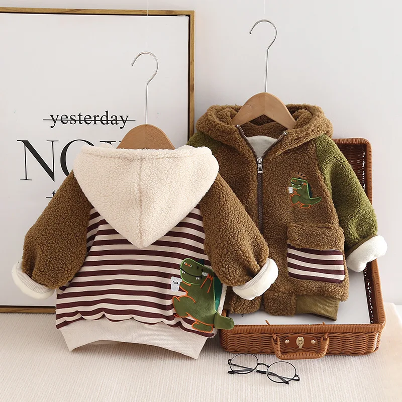 Boys Velvet Jackets Winter Children Thick Velvet Hoodies Coats For Baby Girls Warm Outerwear Kids Clothes Outdoors Tops Toddler
Boys Velvet Jackets Winter Children Thick Velvet Hoodies Coats For Baby Girls Warm Outerwear Kids Clothes Outdoors Tops Toddler