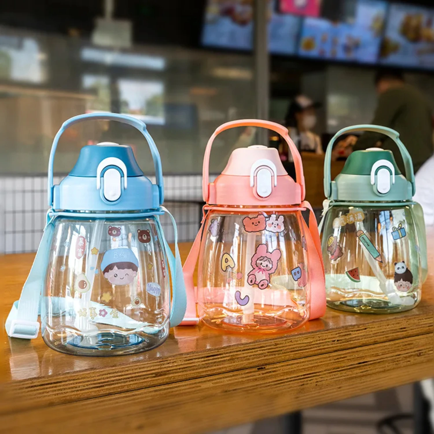 Big Belly Cup 1.3 Liter Straw Plastic Water Bottle Large Portable Travel Bottle Sport Fitness Cup Children's Drinkware
Big Belly Cup 1.3 Liter Straw Plastic Water Bottle Large Portable Travel Bottle Sport Fitness Cup Children's Drinkware