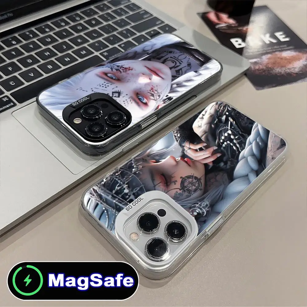 Чехол для телефона с изображением девушки с белыми волосами для iPhone 17 16 15 14 13 12 11 Air Pro Max Plus, прозрачный, цветной, с MagSafe, для смартфона
Чехол для телефона с изображением девушки с белыми волосами для iPhone 17 16 15 14 13 12 11 Air Pro Max Plus, прозрачный, цветной, с MagSafe, для смартфона