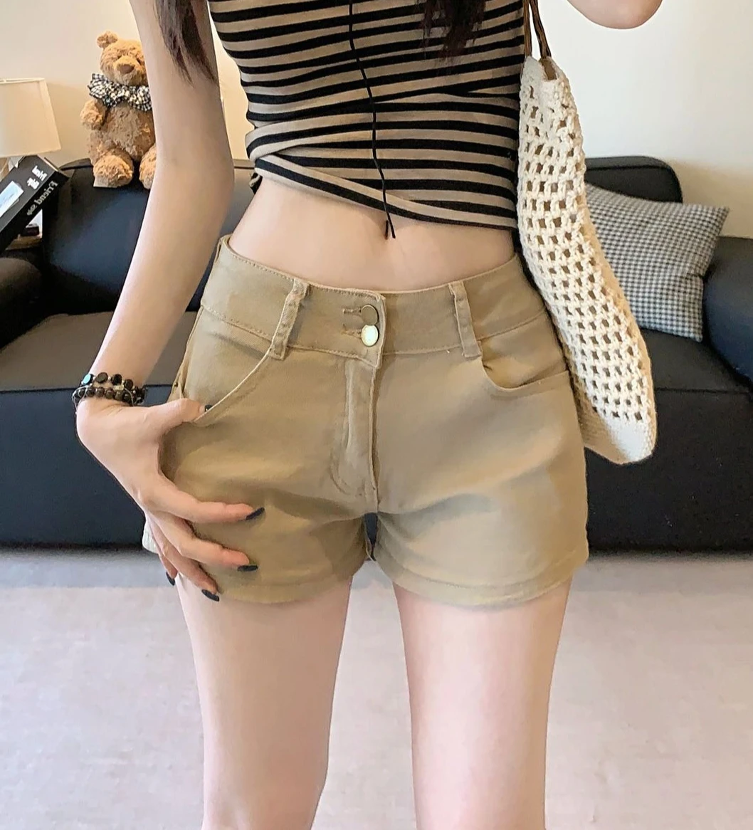 Women's Khaki Y2K Denim Short Low Waist Hip Wrap Hot Pants
Women's Khaki Y2K Denim Short Low Waist Hip Wrap Hot Pants