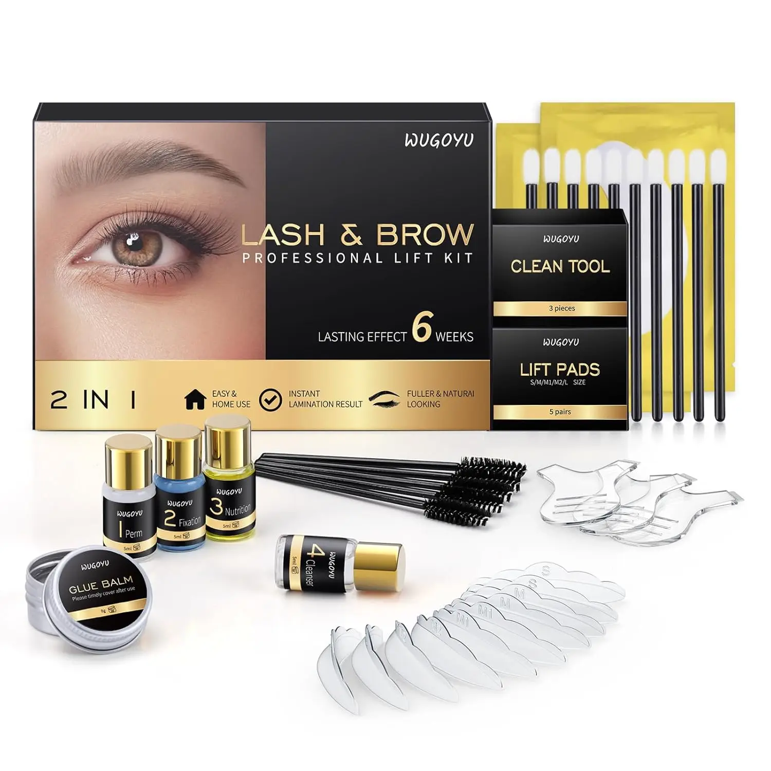 2-in-1 Lash & Brow Lift Kit, Lasts 4-6 Weeks, Salon Quality at Home
2-in-1 Lash & Brow Lift Kit, Lasts 4-6 Weeks, Salon Quality at Home