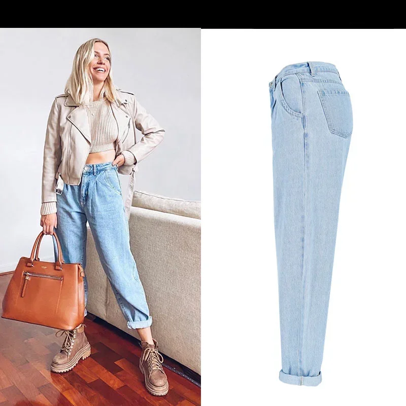 2023 Spring and Autumn Fashion Cotton Jeans Women 2023 New High Waist Blue Retro Harlan Washed Office Ladies Casual Jeans Women
2023 Spring and Autumn Fashion Cotton Jeans Women 2023 New High Waist Blue Retro Harlan Washed Office Ladies Casual Jeans Women