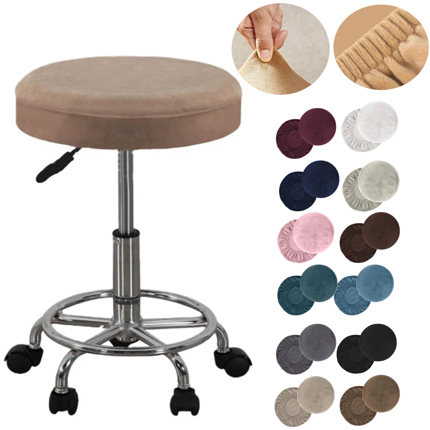 Velvet Stool Cover Bar Elastic Bar Stool Covers All Inclusive Rotating Chair Slipcover Home Decor Universal Stool Cover 2pcs
Velvet Stool Cover Bar Elastic Bar Stool Covers All Inclusive Rotating Chair Slipcover Home Decor Universal Stool Cover 2pcs