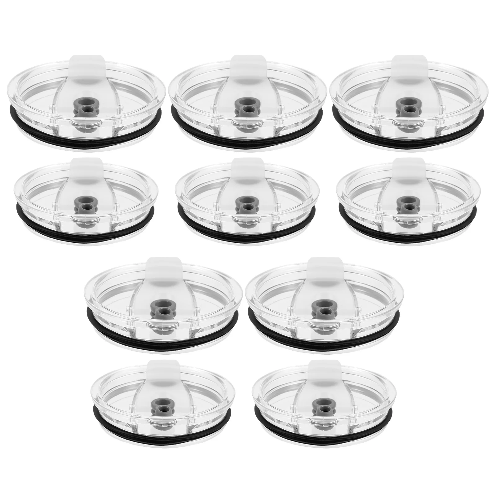 10Pcs Spillproof Replacement Lid Covers for Tumblers Clear Transparent Fits 20oz 30oz Insulated Cup Splash Resistant Leakproof
10Pcs Spillproof Replacement Lid Covers for Tumblers Clear Transparent Fits 20oz 30oz Insulated Cup Splash Resistant Leakproof