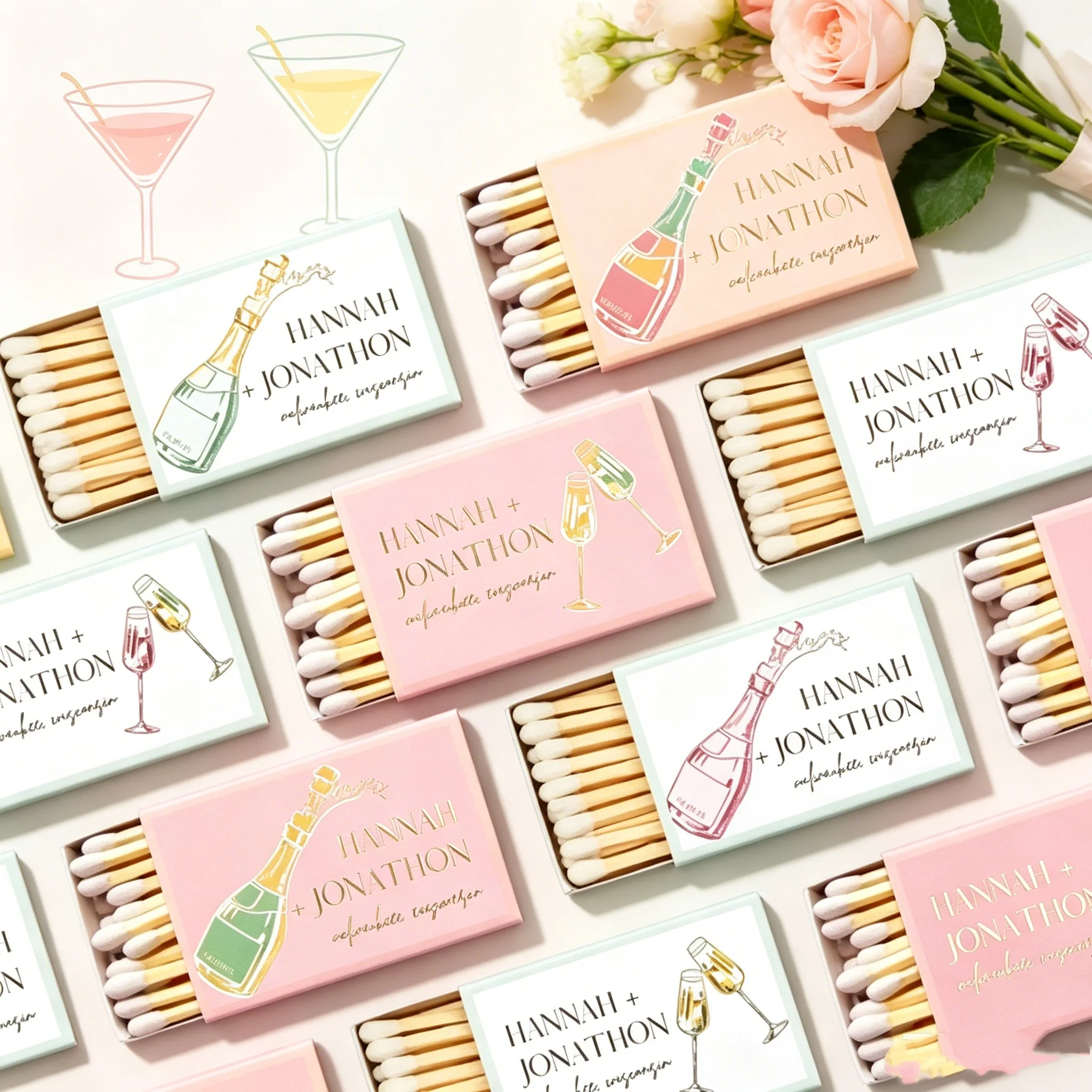 CHEERS Personalized Matchboxes, Custom Wedding Favors, Custom Matches, Custom Wedding Matchboxes, Modern Design, Poppin Bottles,
CHEERS Personalized Matchboxes, Custom Wedding Favors, Custom Matches, Custom Wedding Matchboxes, Modern Design, Poppin Bottles,