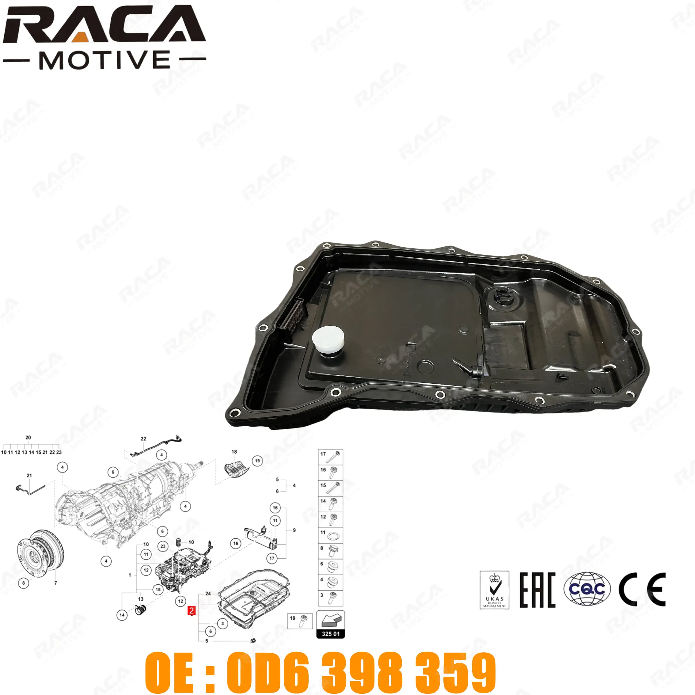 High-Quality Transmission Oil Pan Oil Filter (with Screws) Suitable for Lamborghini Urus 2018- 4.0t V8 2018 Model 0D6398359 1104298001
High-Quality Transmission Oil Pan Oil Filter (with Screws) Suitable for Lamborghini Urus 2018- 4.0t V8 2018 Model 0D6398359 1104298001