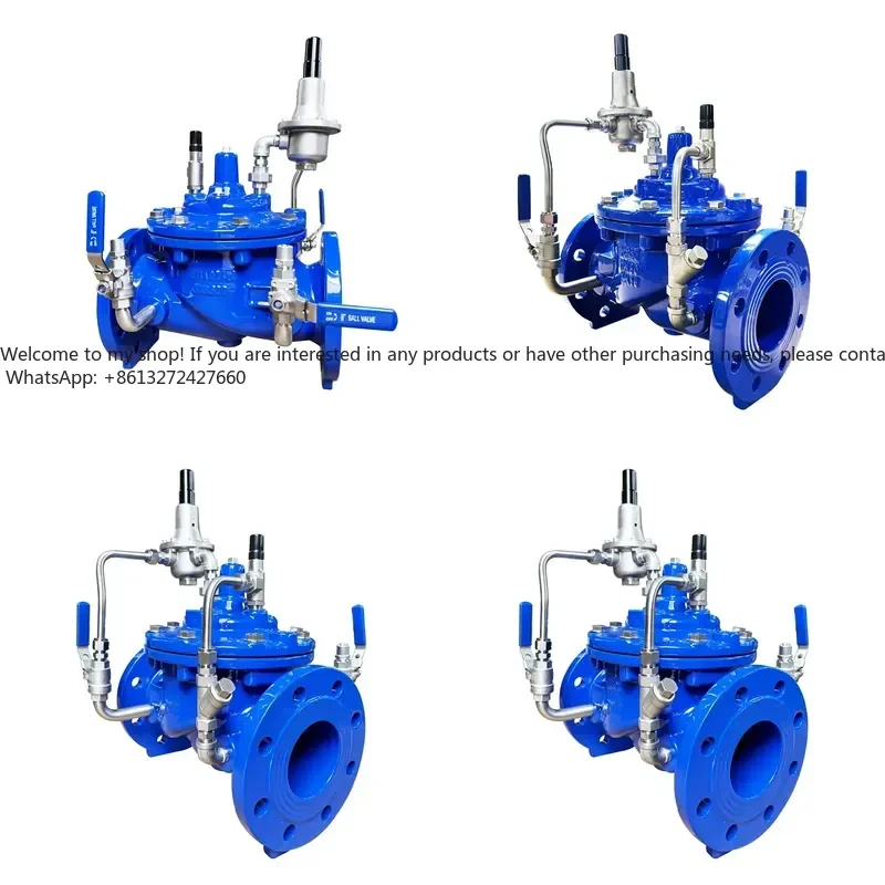 Custom Control Electric Manual Hydraulic Water Pressure Reducing Valve Pilot Operation Universal Oil Water Diaphragm
Custom Control Electric Manual Hydraulic Water Pressure Reducing Valve Pilot Operation Universal Oil Water Diaphragm