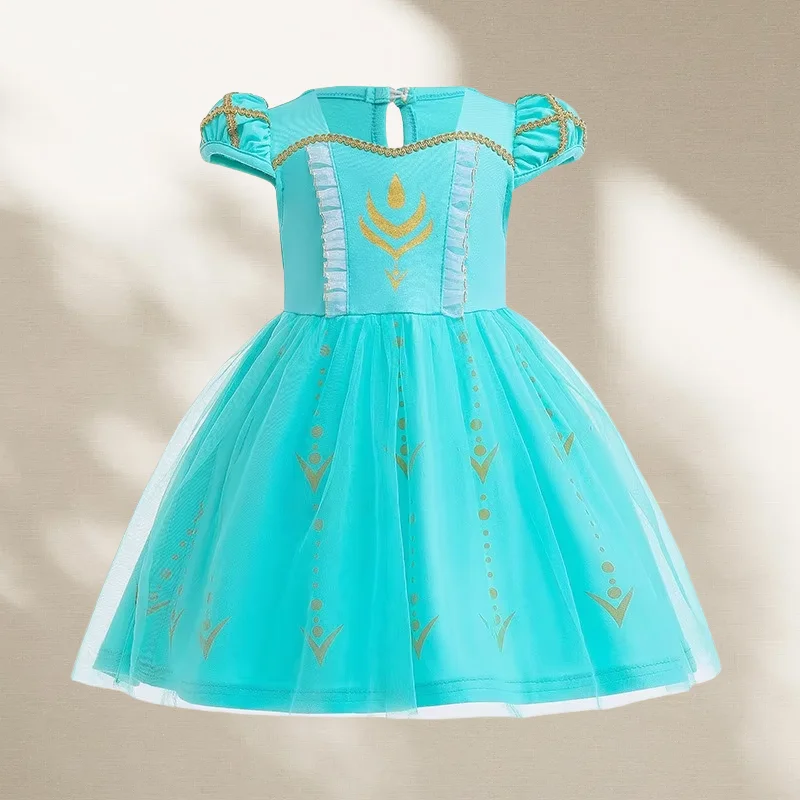 New Summer Kids Girls Princess Style Dress Children Role Play Costume Kids Short Sleeves Little Children Halloween Skirt C1504 
New Summer Kids Girls Princess Style Dress Children Role Play Costume Kids Short Sleeves Little Children Halloween Skirt C1504