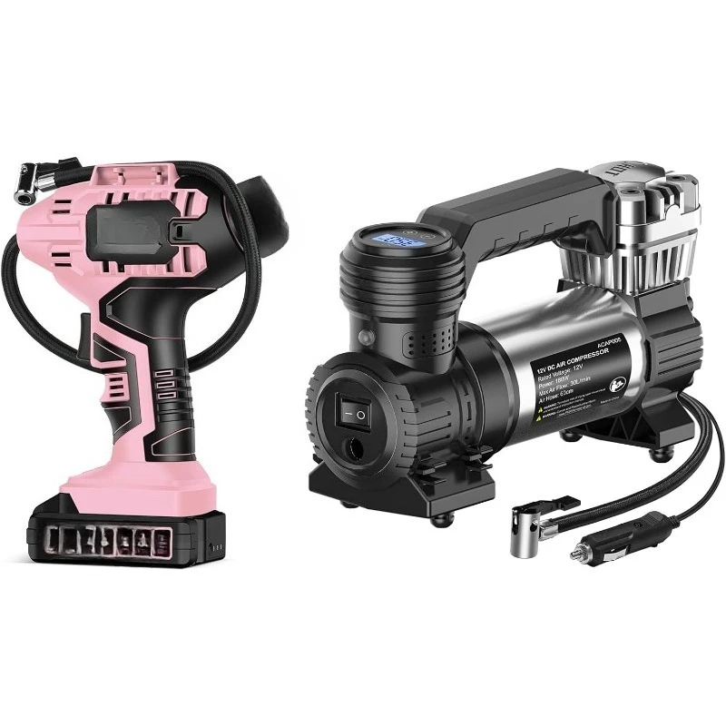 Комплект беспроводного накачки шин 20 В с портативным воздушным компрессором постоянного тока 12 В
Комплект беспроводного накачки шин 20 В с портативным воздушным компрессором постоянного тока 12 В