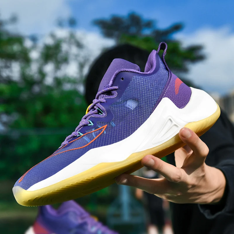 Fashion Purple Basketball Sneakers Men Profesional High Top Sports Shoes Man Lightweight Basketball Shoe Men Athletic Sneakers
Fashion Purple Basketball Sneakers Men Profesional High Top Sports Shoes Man Lightweight Basketball Shoe Men Athletic Sneakers