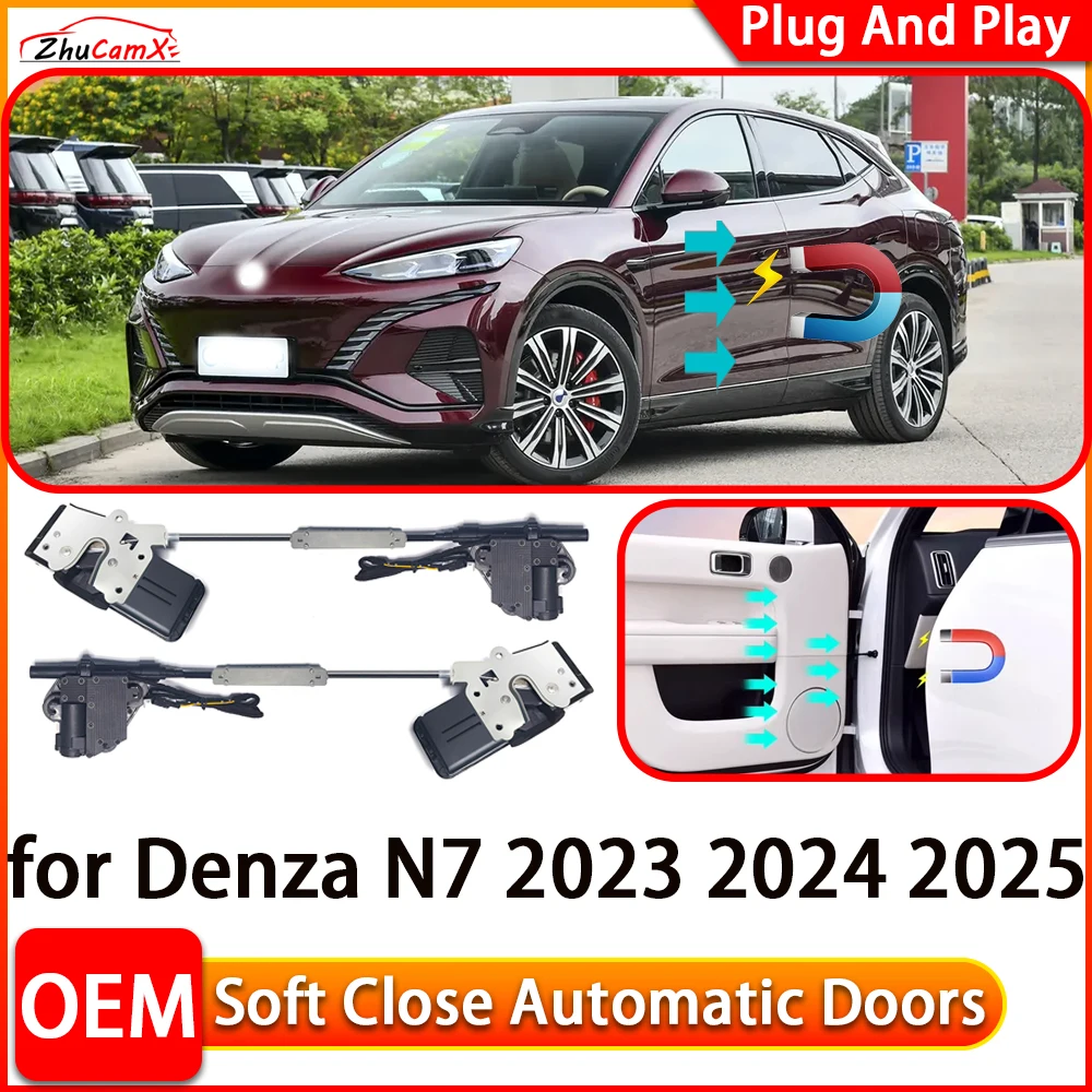 ZhuCamX for Denza N7 2023 2024 2025 Car Automatic Electric Soft Close Door Closer Power Closing Door Comfort Closing System
ZhuCamX for Denza N7 2023 2024 2025 Car Automatic Electric Soft Close Door Closer Power Closing Door Comfort Closing System