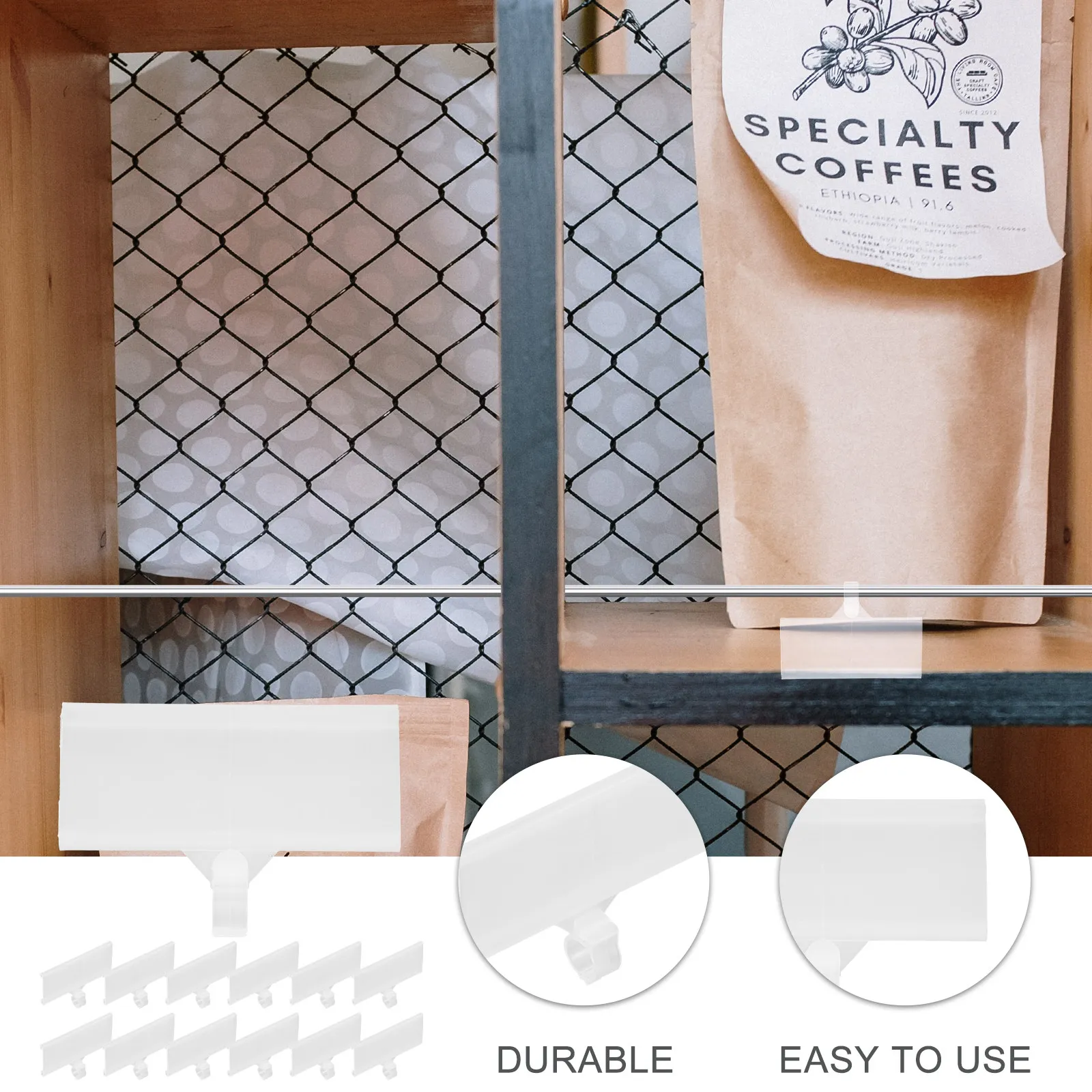 20Pcs Price Tag Holder Clip on Shelf Labels for Wire Shelving Plastic Label Display Holder Storage Bin Basket Retail Pricing
20Pcs Price Tag Holder Clip on Shelf Labels for Wire Shelving Plastic Label Display Holder Storage Bin Basket Retail Pricing